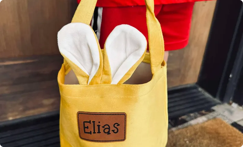 Velvet Easter Basket