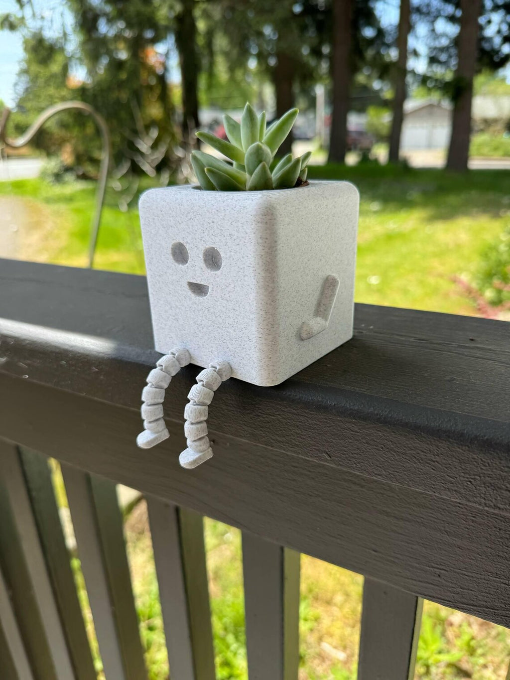 Smiley-Face Planter