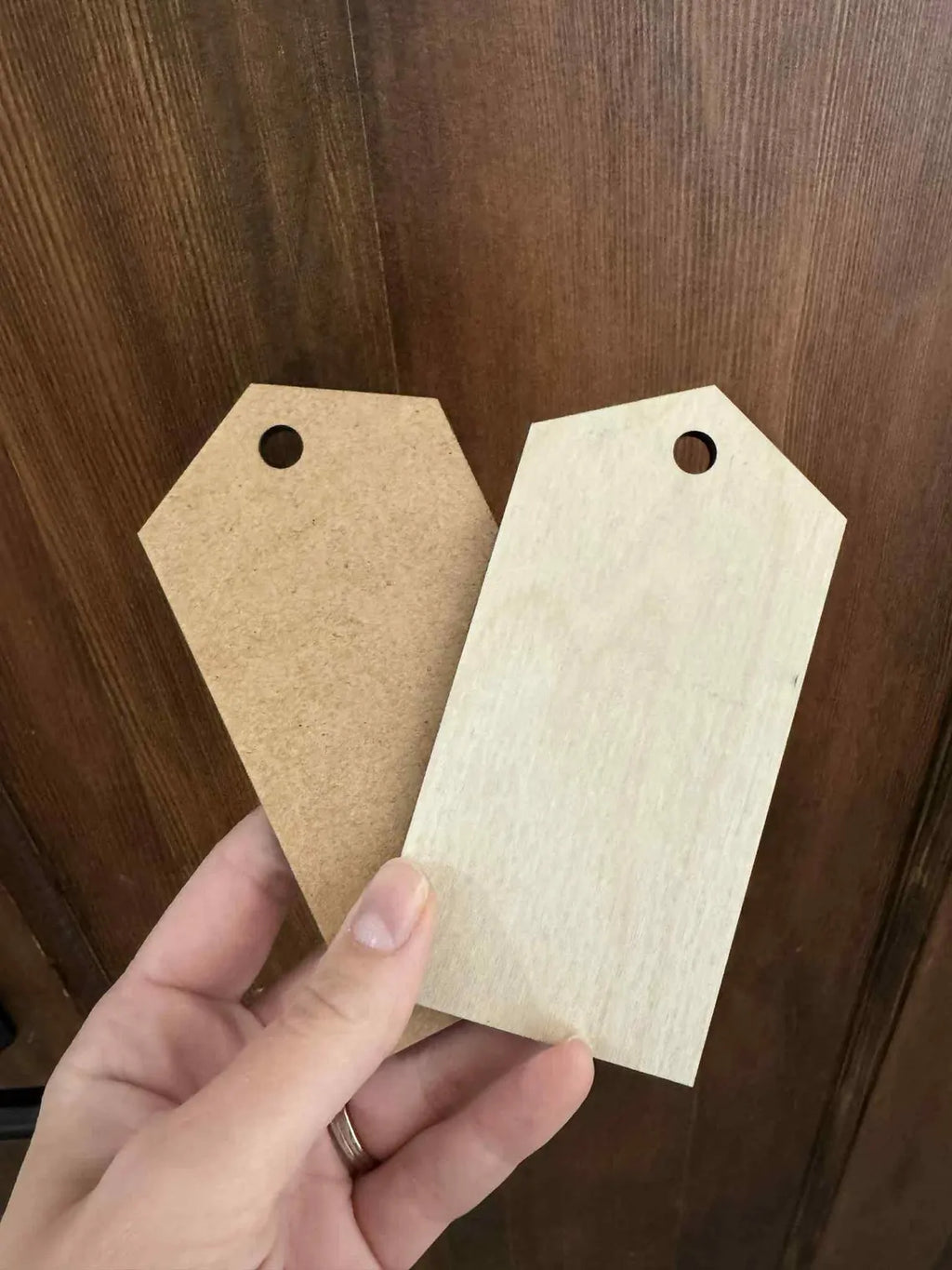 Blank Stocking Tags