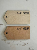 Blank Stocking Tags