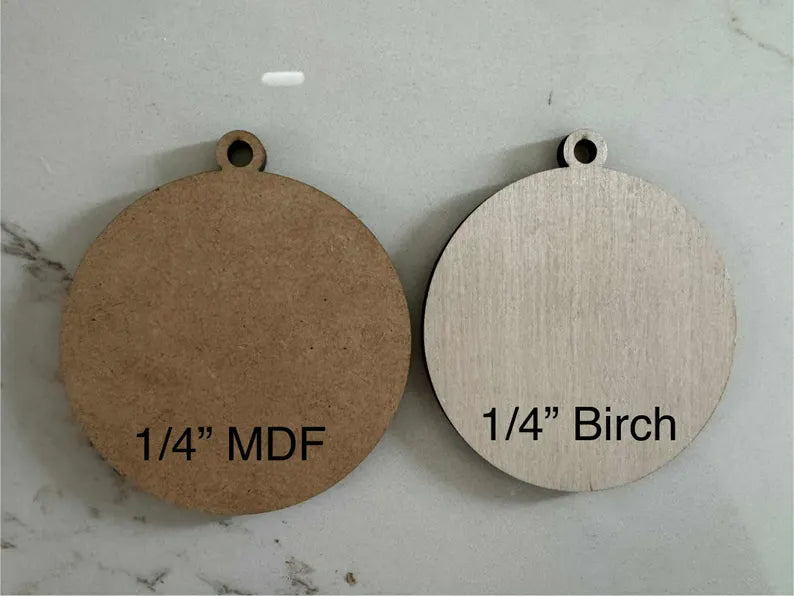 Blank Ornament Tags